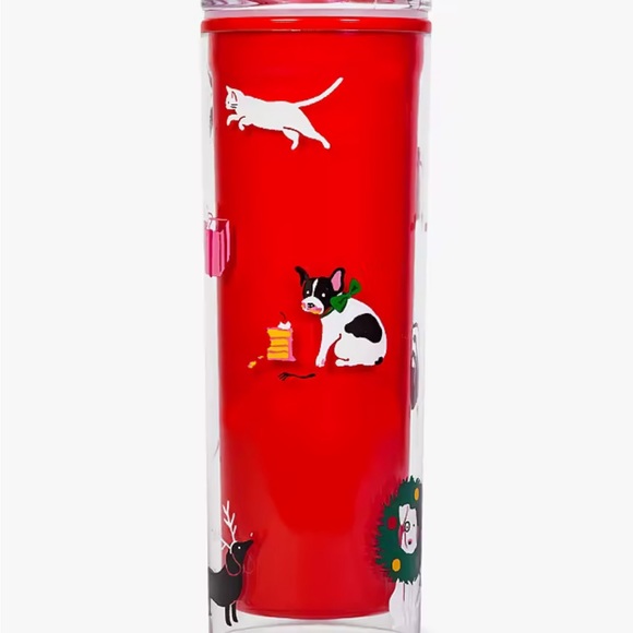 NWT Kate Spade Thermal Deck the Halls Tumbler - Picture 4 of 10